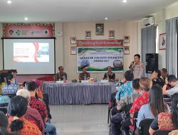 Kapolsek Menyuke Hadiri Lokmin Lintas Sektor Triwulan Puskesmas Darit