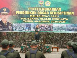 Pangdam II/Sriwijaya Beri Arahan Kepada Peserta Diksarlin Polsri Gelombang II TA 2025/2026