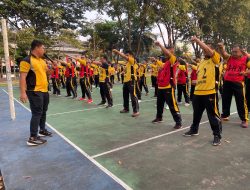 Uji Kemampuan Fisik Personil, Polda Sumsel Laksanakan Tes Kesemaptaan Jasmani Priode II