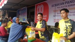 Polresta Sorong Gelar Gerakan Pangan Murah Sambut HUT RI ke-80