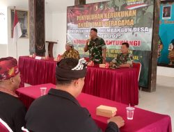 Perkuat Toleransi, TMMD ke-125 Kodim 0825 Banyuwangi Ajak Warga Jaga Kerukunan Antar Umat Beragama