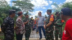 Kunjungan Kerja Tim Wasev Mabes TNI Tinjau Pembangunan Jembatan TMMD ke-125 Kodim 0825/Banyuwangi