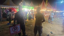 Polisi Laksanakan Patroli Malam di Area Pasar Malam untuk Cegah Gangguan Kamtibmas