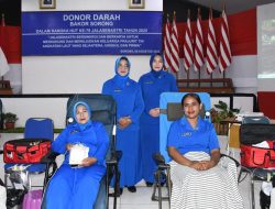 Wujud Nyata Kepedulian Sosial dan Kemanusiaan, Lantamal XIV Gelar Donor Darah Sambut HUT Jalasenastri Ke-79