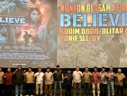 Dandim 0808 Bersama Forkopimda dan Paskibraka Nobar “Believe” Perkuat Semangat Kebangsaan di Blitar