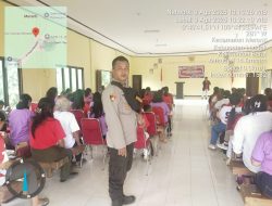 Personil Polsek Meranti Patroli Siang, Sekaligus Amankan Kegiatan Jaringan Doa wanita