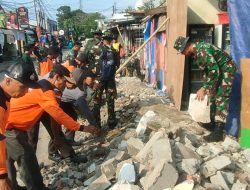 Memasuki Hari Ke-18, Satgas TMMD Reguler Ke-125 Kodim 0735/Surakarta Bahu-membahu Kebut Sasaran Fisik Perbaikan Saluran Air