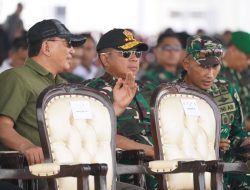 Panglima TNI dan Menhan RI Tinjau Geladi Bersih Upacara Gelar Pasukan Operasional dan Kehormatan Militer