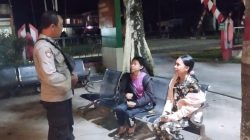 Pastikan Kamtibmas Di Malam Hari, Polsek Mempawah Hulu Laksanakan Patroli
