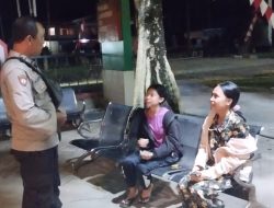 Pastikan Kamtibmas Di Malam Hari, Polsek Mempawah Hulu Laksanakan Patroli