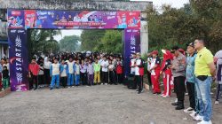Monitoring dan Pengamanan Jalan Santai HUT RI ke-80 di Kecamatan Betung Berjalan Lancar