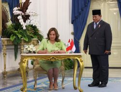 Presiden Prabowo Menyambut Baik Upaya Peningkatan Perjanjian Kemitraan Ekonomi Komprehensif Indonesia–Peru