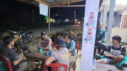Polsek Air Besar Gelar Patroli Malam, Sambangi Warga Demi Ciptakan Rasa Aman