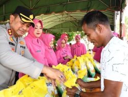 Gerakan Pangan Murah Polres Aceh Timur Disambut Antusias Warga