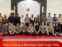 Subuh Keliling di Meunasah Syah Kuala, Polisi Ajak Warga Jadi “Polisi” untuk Diri Sendiri