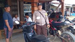 Personel Polsek Kuala Behe Lakukan Patroli Rutin Untuk Jaga Situasi Kamtibmas