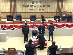 DPRK Sorong Setujui Rancangan Awal RPJMD XVI, Sinergi Pemerintah dan Dewan Diperkuat