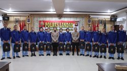 Kapolres Landak Beri Arahan dan Motivasi kepada Siswa Siswi SMA Taruna Bumi Khatulistiwa
