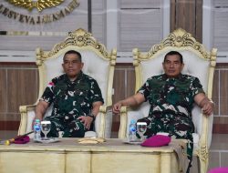 Danpasmar 1 Laporkan Kenaikan Pangkat Brigjen TNI (MAR) Kepada Pangkormar