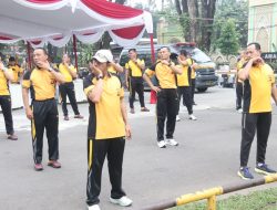 Uji Kemampuan Fisik,Polda Sumsel Laksanakan Tes Kesemaptaan Jasmani Priode II