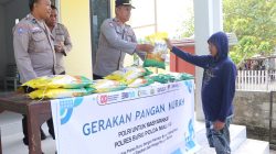 Gerakan Pangan Murah Polres Buru Disambut Antusias Warga Desa Lala