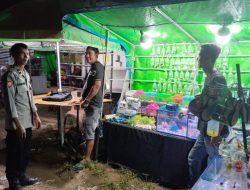Petugas Polsek Sengah Temila Sasar Titik Rawan Lewat Patroli Malam