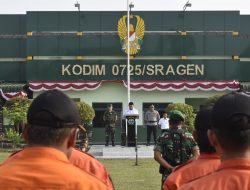 Bupati pimpin Apel di Kodim Sragen, Tekankan 4 poin