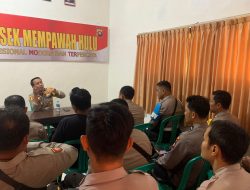 Polsek Mempawah Hulu Gelar Analisa dan Evaluasi Kinerja mingguan