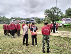 Tinjau Pelatihan, Forkopincam Menjalin Berikan Motivasi Kepada Anggota Paskibra