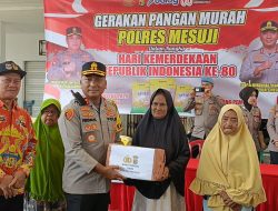 Polres Mesuji Tekan Inflasi Lewat Gerakan Pangan Murah, Beras 5 Ton Ludes