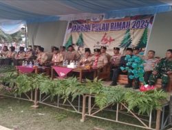Wakili Kapolsek Pulau Rimau, Briptu Rizki Juanda Hadiri Upacara Pembukaan Jambore Ranting Selat Penuguan