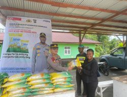 Polres Maybrat Melalui Polsek Jajaran Sukses Gelar Gerakan Pangan Murah, 2 Ton Beras Ludes Terjual Dalam Sehari