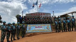 Kunjungan Komandan North Sector Ke Kompi Tchabi