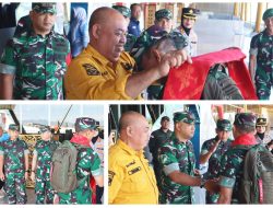 Dandim 1607/Sumbawa Sambut Hangat Asops KASAD Saat Tiba di Sumbawa