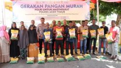 Polres Aceh Timur dan Perum Bulog Kantor Cabang Langsa Stabilkan Harga Beras Melalui Gerakan Pangan Murah