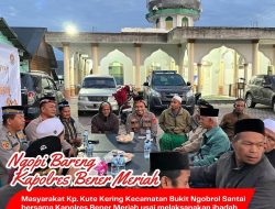 Ngopi Bareng Kapolres Bener Meriah, Obrolan Hangat Demi Kamtibmas Kondusif