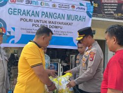 Kapolres Dompu Kawal Gerakan Pangan Murah untuk Stabilisasi Harga
