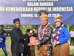 Rayakan HUT RI ke-80, Koarmada III dan Pemkab Sorong Beri Sentuhan Nyata untuk Masyarakat Papua Barat Daya