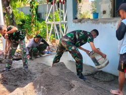 Bersama Warga, Satgas TMMD Reguler Ke-125 Kodim 0735/Surakarta Genjot Renovasi MCK Umum