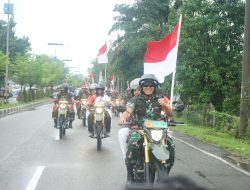 Jelang HUT RI ke-80 Kodim 0416/Bute Gelar Patroli Merah Putih, Kobarkan Semangat Kebangsaan dan Tebar Kepedulian Sosial
