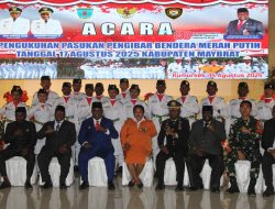 Pengukuhan Paskibraka Kabupaten Maybrat 2025, Bupati Karel Murafer: Tunaikan Tugas Dengan Penuh Kehormatan