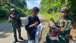 Satgas Yonif 131/Brajasakti Kembali Gagalkan Peredaran Narkotika Jenis Ganja di Perbatasan Papua