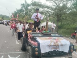 CV HJP Hafrijaya Perkasa Ikut Meriahkan Karnaval HUT RI ke-80 di Tanjung Enim