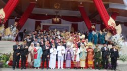 Hari Upacara HUT RI ke-80 Di Alun-Alun Merdeka Di Pimpin Langsung Oleh Walikota Pagaralam Ludi Olyansah