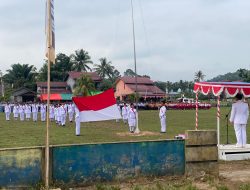 Upacara Bendera Dalam Rangka HUT RI Ke-80 Tahun 2025 Di Kecamatan Menyuke