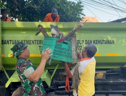 Sukseskan Program KASAD, Aksi Bersih Sungai TMMD Reguler Ke-125 Kodim 0735/Surakarta