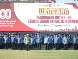 Rangkaian Upacara HUT RI Ke 80 Di Blitar Raya Berjalan Lancar, Forkopimda Ucapkan Terima Kasih Kepada Seluruh Warga Blitar