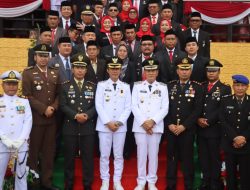 Dandim 1430/Konut Hadiri Upacara Detik-Detik Proklamasi Kemerdekaan RI ke-80 di Kabupaten Konawe Utara