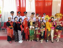 Solid dan Kompak, Seluruh Kepala Desa se-Kecamatan Pagak Hadiri Upacara HUT ke-80 RI di Lapangan Rajawali Sumberejo