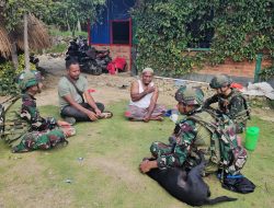 Bersatu bersama para tokoh Satgas Yonif 521/DY Kewilayahan di Papua